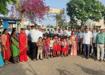 पंकज  प्राथमिक विद्यालयात शाळा प्रवेशोत्सव उत्साहात साजरा…!