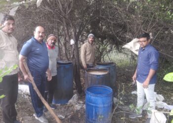 अवैध गावठी दारु विक्रेत्यांवर कारवाईचा धडाका सुरु; चोपडा ग्रामीण पोलीसांची कारवाई !!