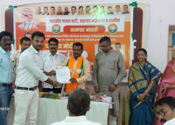 भाजपा कामगार आघाडीच्या सोशल मिडीया  जळगाव जिल्हाध्यक्षपदी मिलींद वाणी यांची निवड!!