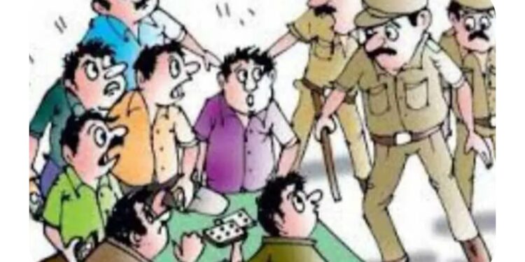 जुगार अड्डयांवर छापा; ७ जणांना अटक; चोपडा ग्रामीण पोलीसांची कारवाई !!