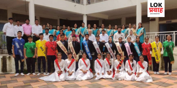 ऑक्सफर्ड इंग्लिश मीडियम स्कूल येथे विद्यार्थ्यांचा शपथग्रहण समारंभ संपन्न