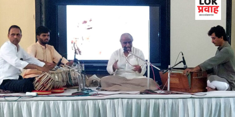 विवेकानंद विद्यालयात ज्येष्ठ गायक पंडित डॉ. राजा काळे यांचे एकदिवसीय गायन शिबिर संपन्न