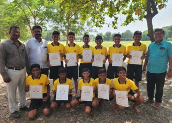 तालुकास्तरीय कबड्डी स्पर्धेत महात्मा गांधी विद्यालयाने मारली बाजी !!