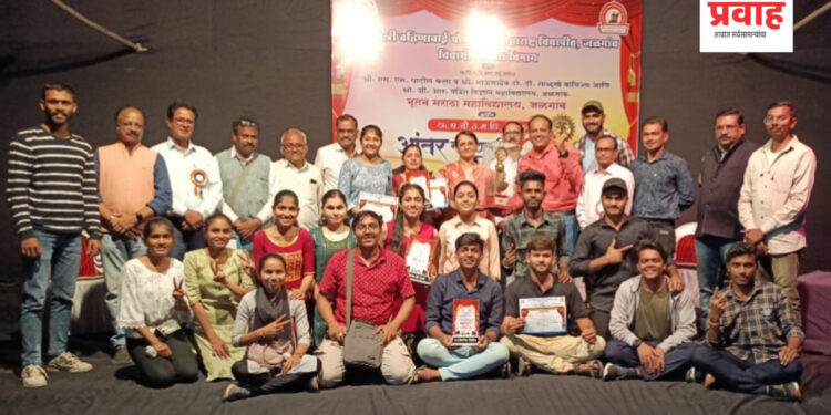 कबचौ. उत्तर महाराष्ट्र विद्यापीठ एकांकिका करंडक स्पर्धेत चोपडा महाविद्यालयाची विजयाची हॅट्रिक!!