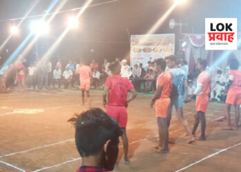 वायगांव निपाणी येथे कबड्डी सामन्याचे आयोजन संपन्न