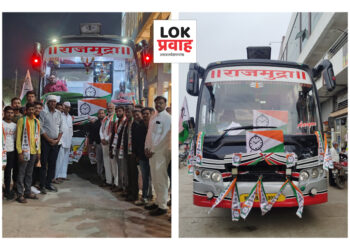 राष्ट्रवादी सोशल मिडीया मेळाव्यासाठी पदाधिकारी मुंबईला रवाना