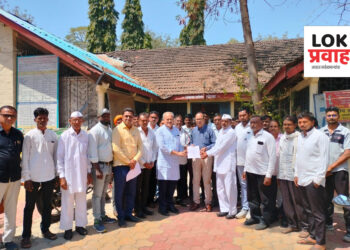 आदिवासी भागातील नागरीकांच्या विविध समस्यांबाबत काँग्रेसचे गटविकास अधिकारी यांना निवेदन