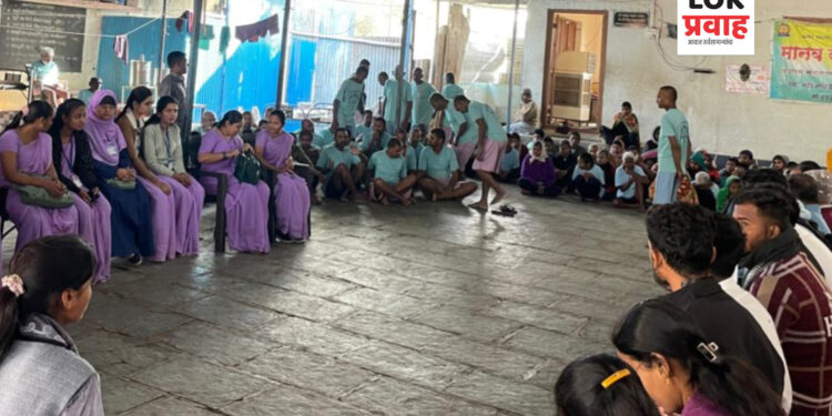 बीएड प्रशिक्षणार्थी विद्यार्थ्यांनी जाणून घेतल्या मनोरुग्णांच्या कार्यातील समस्या, आव्हाने व कार्यपद्धती