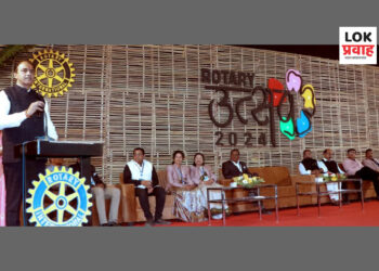 राज्यमंत्री ना. पंकज भोयर यांची रोटरी उत्सवास सदिच्छा भेट