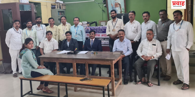 राष्ट्रीय लोक अदालतीत जवळपास 1 कोटी 5 लाख वसुल; तब्बल 201 प्रकरणे निकाली !!